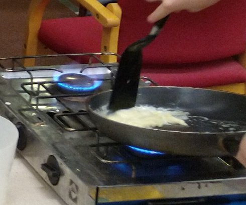 Pancake cooking